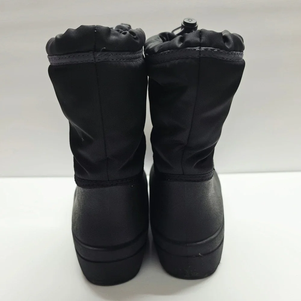 Bogs K Snow Shell Boots Youth Size 5 Black Waterproof Insulated Winter 72868-001
